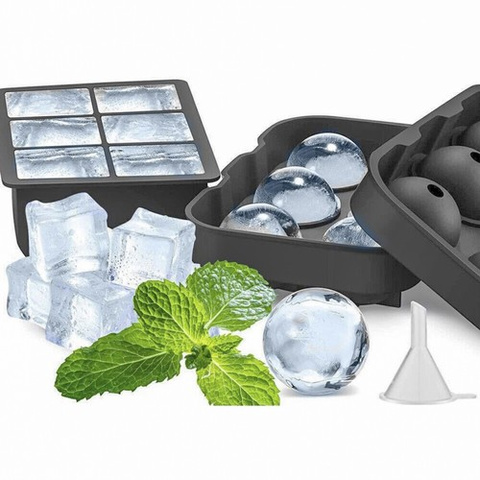 Moule en silicone 2 en 1 - cubes + boules Ruhhy 21270