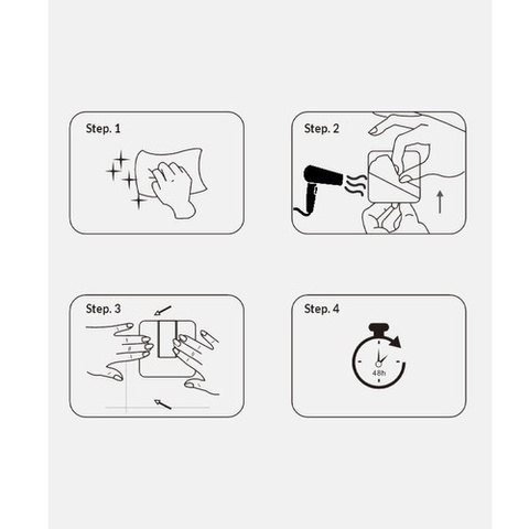 Self-adhesive hanger - set of 4 Ruhhy 24649