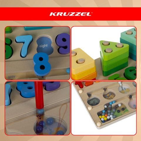 Сортер - развивающая игрушка Kruzzel 26509