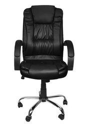 Office chair eco leather - black MALATEC