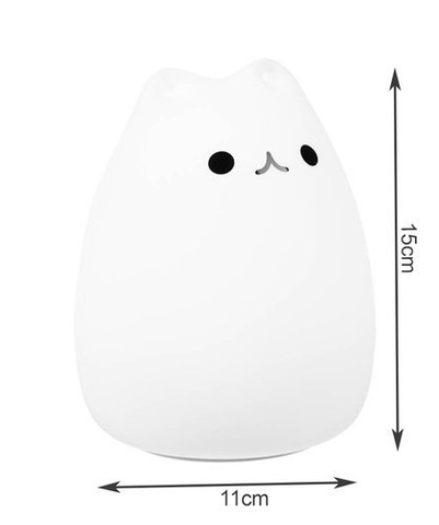 Lampe de nuit LED - chaton 