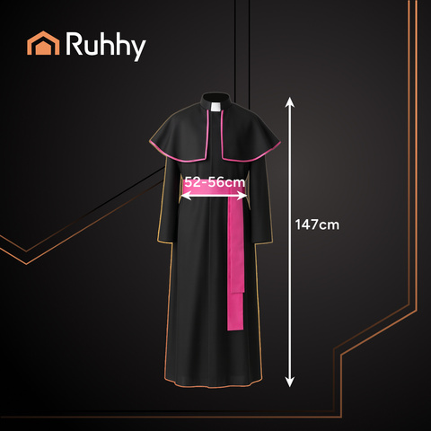 Костюм епископа XL/XXL Ruhhy 26148