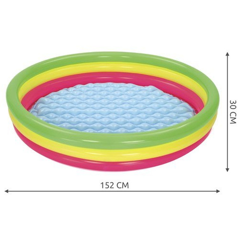 Piscine gonflable arc-en-ciel 152cm Bestway 51103