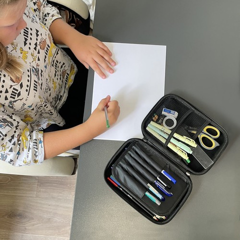 Folding pencil case - school Kruzzel 24533