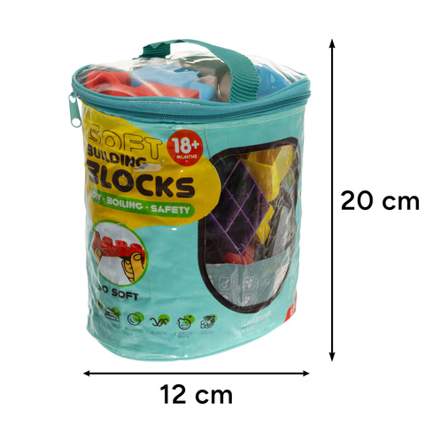 Guminiai blokeliai - sensoriniai 30 vienetų 26576