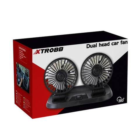 Ventilateur de voiture double Xtrobb 23222