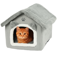 Lit pour chat - gris maison Purlov 25706