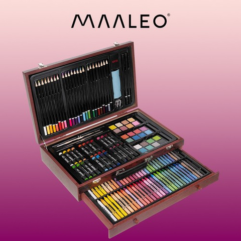 Coffret de peinture en coffret 148 pièces