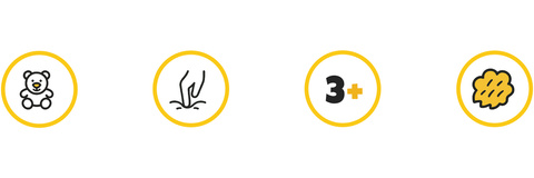 Peluche lapin 45 cm Kruzzel 26761