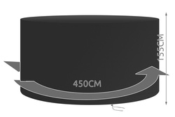 Cover for double garden basket