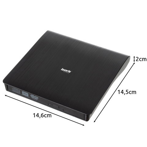 Išorinis diskas + CD/DVD įrašymo įrenginys Izoxis 26083