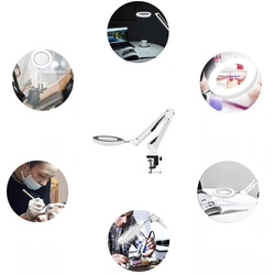 Cosmetic lamp with magnifying glass - white Izoxis 23894