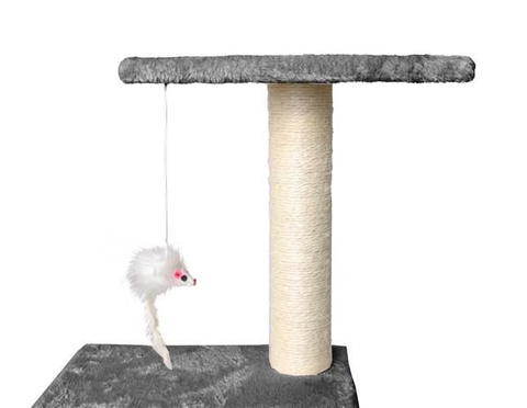 Cat tree 90 cm gray