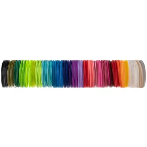 PLA 3D filaments - 30 pcs. x 3m 19875