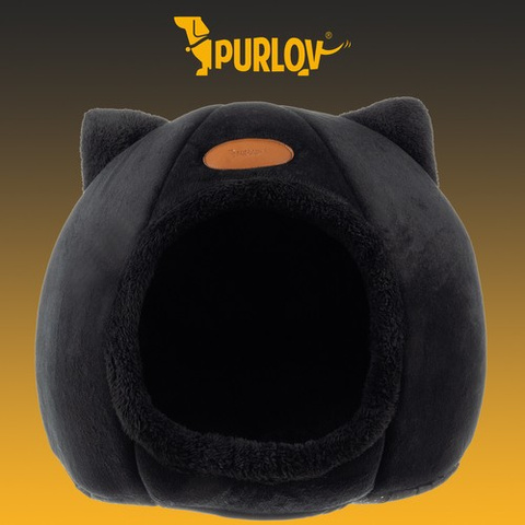 Lit peluche pour chat - Coffret Purlov 21947