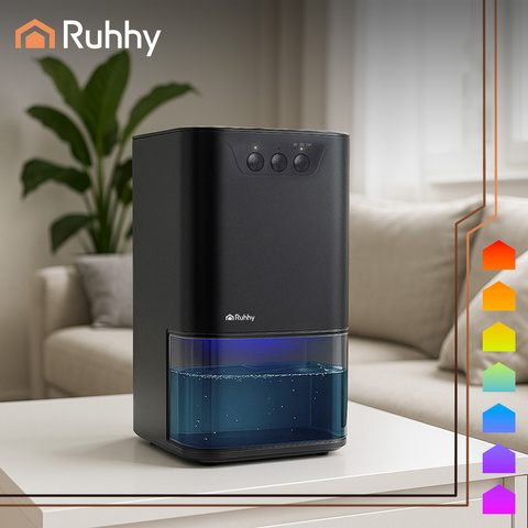 Black Ruhhy 26494 air dehumidifier