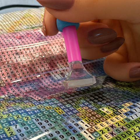 Broderie diamant « Bouquet » 40x30 cm Maaleo 26770