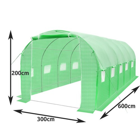 Tunnel de jardin - serre 6x3x2m