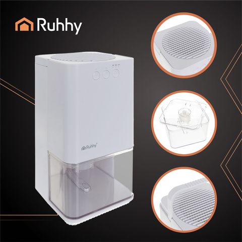 Déshumidificateur d'air blanc Ruhhy 26495