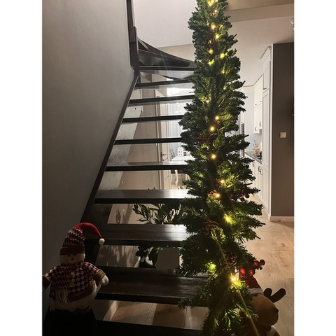 Christmas tree garland 2.7m HQ with lights Ruhhy 22325