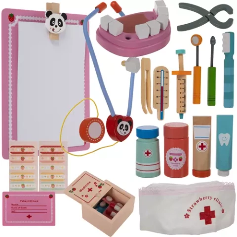 Coffret Petit Docteur - Kruzzel en bois 19869