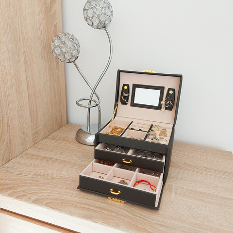 Jewelry box/case - black