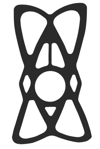 Bicycle phone holder with rubber band U18313