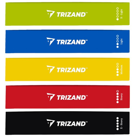 Exercise band set - 5pcs Trizand 21955