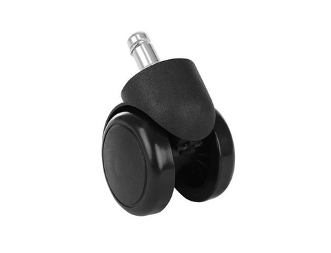 Office chair wheels - 5 pcs - black