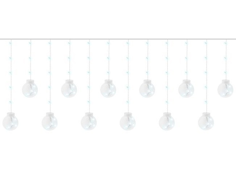 Světelný závěs 108LED - studená bílá 31V KŚ11347