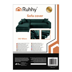 Sofa cover 145-185cm green Ruhhy 26032