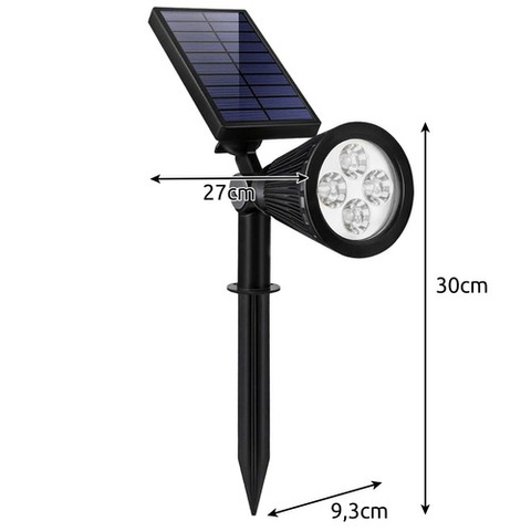Solar garden lamp - Gardlov 24002 reflector