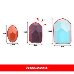 Kameny/dřevěné bloky - 16 ks Kruzzel 26323