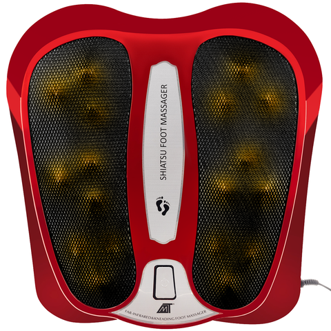 Foot massager with heating
