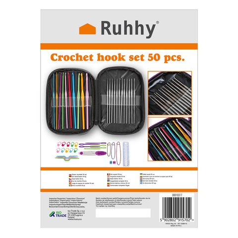 Jeu de crochets 50 pcs.