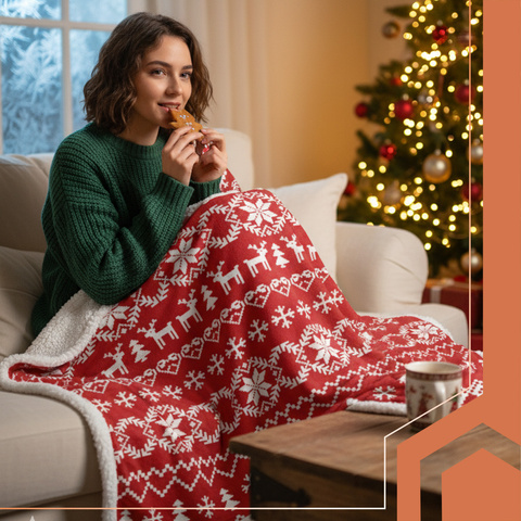 Couverture de Noël 1,3x1,7cm Ruhhy 26610