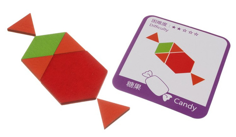 Vzdělávací puzzle - geometrické obrazce