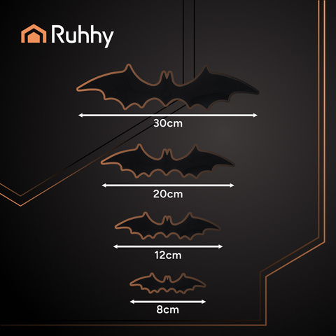 Bat - 3D stickers - 56 pcs. Ruhhy 26026