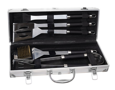 Barbecue tools - set of 5 accessories + case