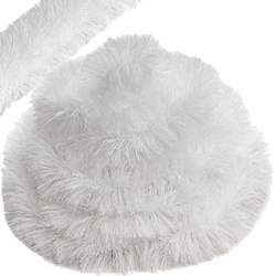 Christmas tree garland - white 6m Ruhhy 22307