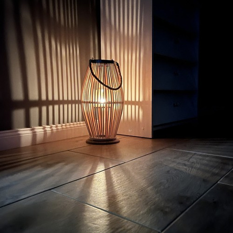 Bamboo rattan lantern Gardlov 24282