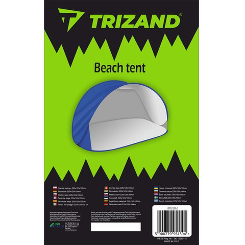 Strandzelt 220x120x100cm Trizand 23862