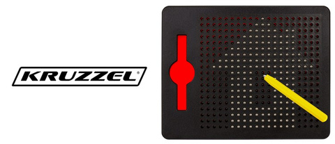 Brett + Magnetkugeln + Stift mit Magnet