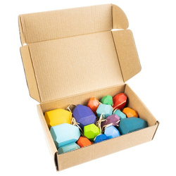Stones/wooden blocks - 16pcs 22475