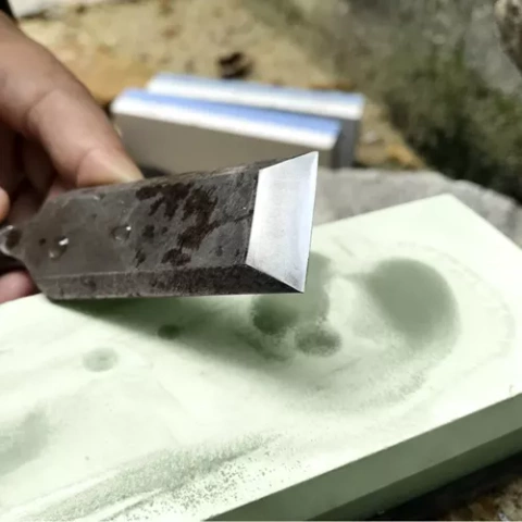 Точилка для кухонных ножей, стамесок, точильный камень с водным камнем + ремень RUHHY 23763