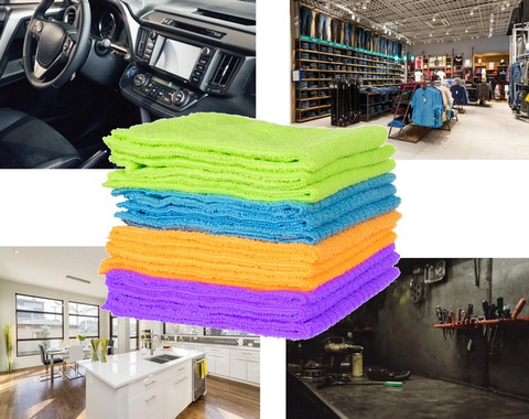 Microfiber cloths - set of 12