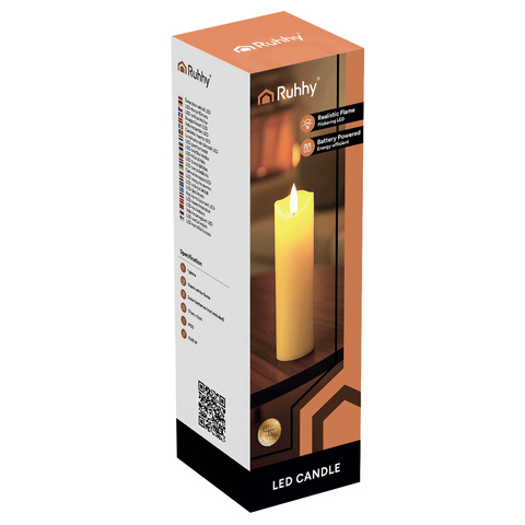 LED žvakė/įdėklas 17x5cm 1vnt. Ruhhy 26720