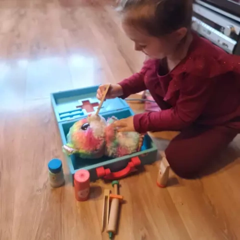 Kleiner Doktorkoffer - Holz Kruzzel 19869