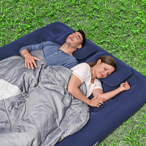 Matelas double avec pompe - BESTWAY 67374