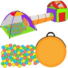 Children&#39;s tent HOUSE + tunnel + 200pcs balls